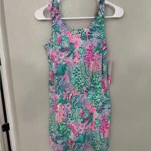 Lilly Pulitzer Girls XL Skipper Popover shorts romper - new with tags